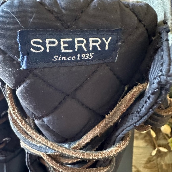 Sperry Women's Saltwater Quilted Duck Boot Black #STS94063 Size 9.5 READ ALL - Picture 3 of 7